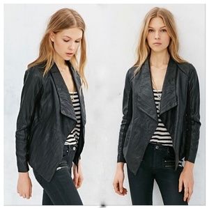 BB Dakota Antonya Crinkle Vegan Leather Jacket